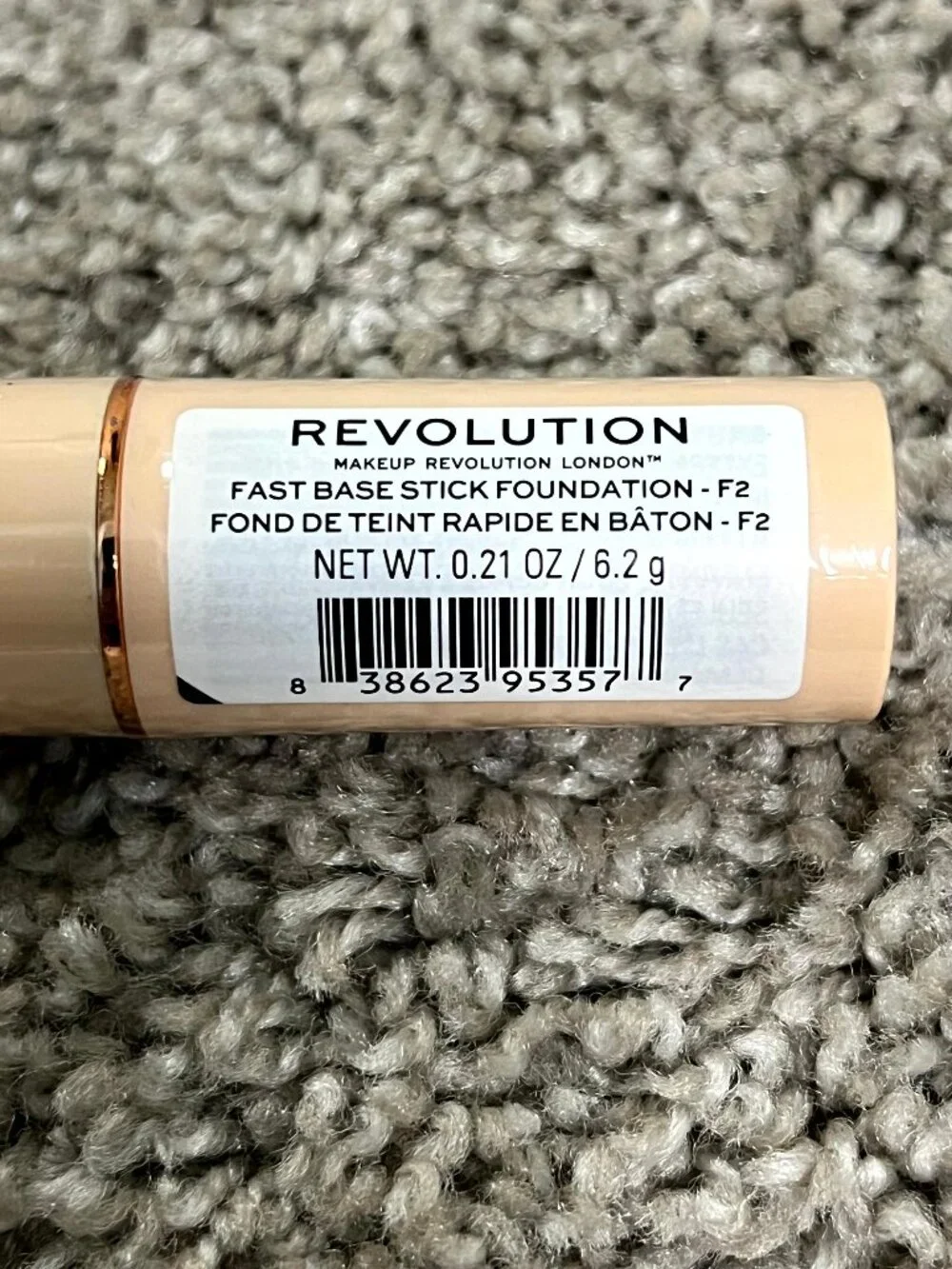 Revolution Fast Base Stick Foundation Contour Highlight Flawless Skin F2 3 Pack